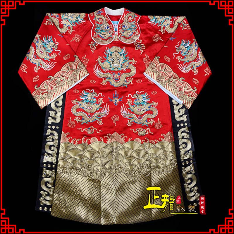 福贡皇帝蟒袍全金八宝团龙蟒